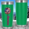 American Flag American Flag Graphic 4th of July Tumbler 2