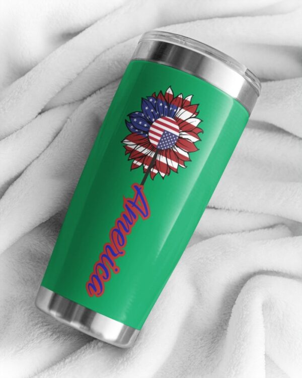 American Flag American Flag Graphic 4th of July Tumbler 8